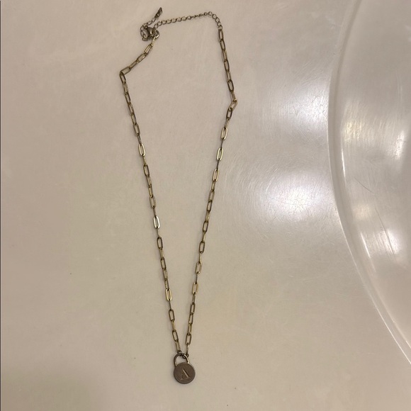 Gold “A” Necklace - Picture 1 of 1